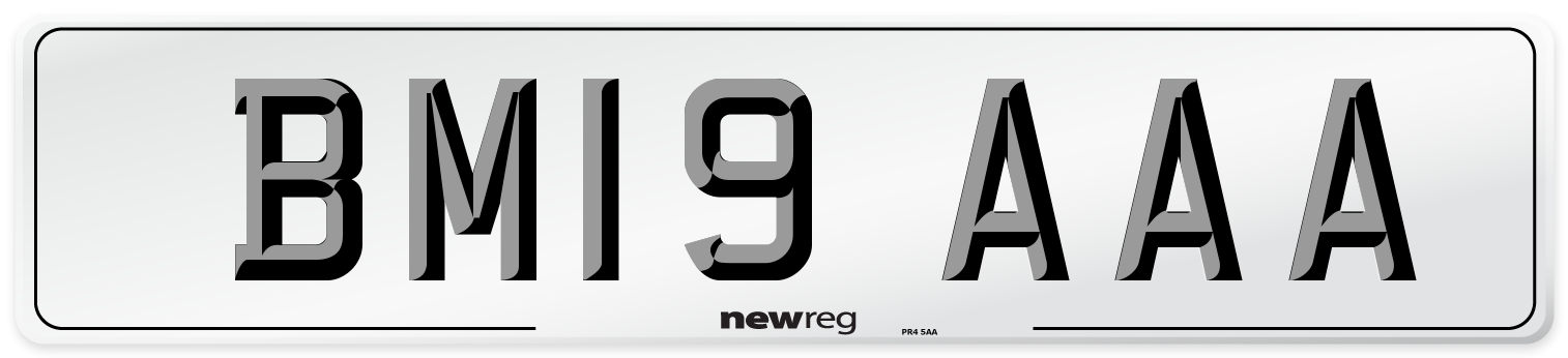 BM19 AAA Number Plate from New Reg